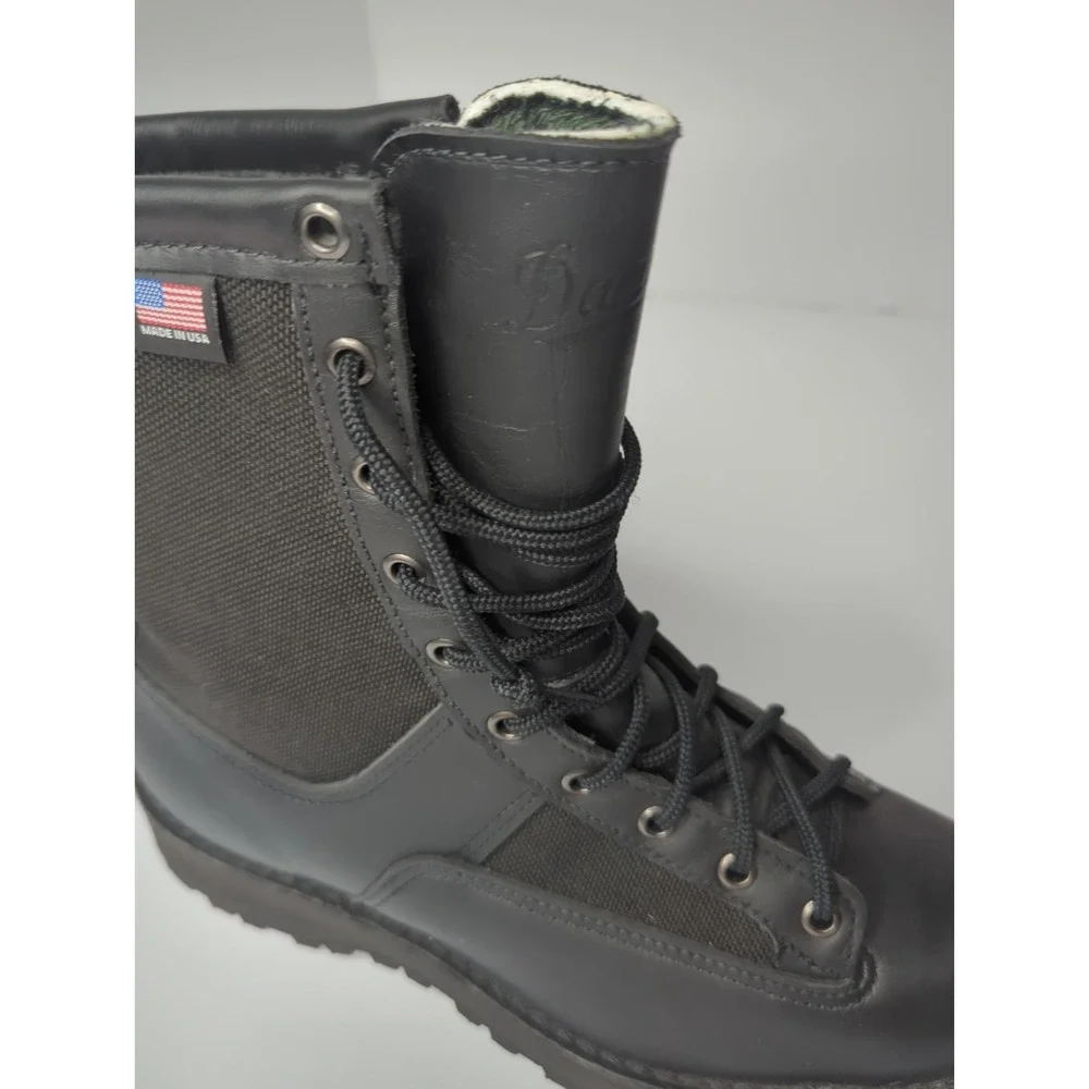 Danner Acadia 8 Inch 400G Men Sz 9 Black Leather Gore-Tex tactical Combat Boot